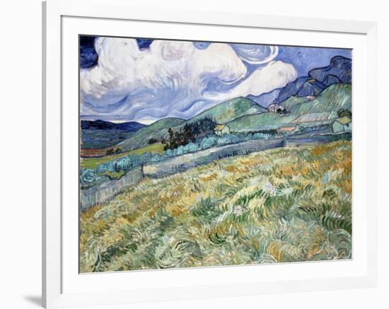 Landscape from Saint-Rémy-Vincent van Gogh-Framed Giclee Print