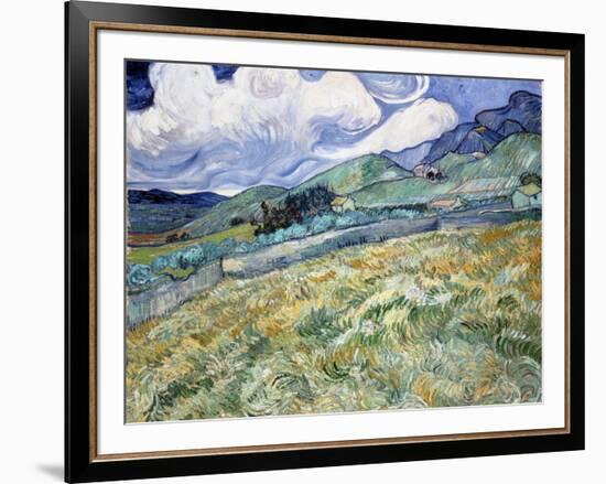 Landscape from Saint-Rémy-Vincent van Gogh-Framed Giclee Print