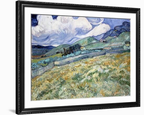 Landscape from Saint-Rémy-Vincent van Gogh-Framed Giclee Print