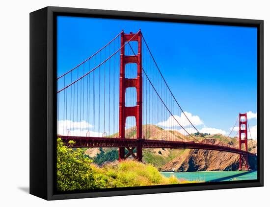 Landscape - Golden Gate Bridge - San Francisco - California - United States-Philippe Hugonnard-Framed Premier Image Canvas