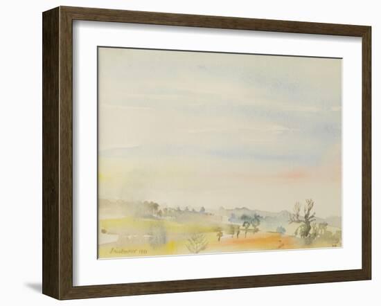 Landscape, Great Bradley, 1980-Brenda Brin Booker-Framed Giclee Print