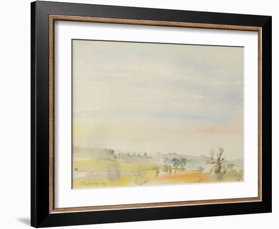 Landscape, Great Bradley, 1980-Brenda Brin Booker-Framed Giclee Print