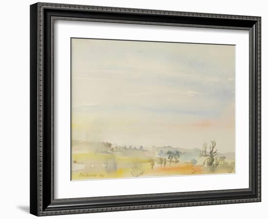 Landscape, Great Bradley, 1980-Brenda Brin Booker-Framed Giclee Print