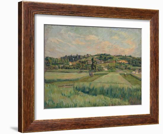 Landscape, Île-De-France, C.1885 (Oil on Canvas)-Jean Baptiste Armand Guillaumin-Framed Giclee Print