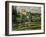 Landscape in Auvers-Paul Cézanne-Framed Giclee Print