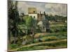 Landscape in Auvers-Paul Cézanne-Mounted Giclee Print