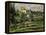 Landscape in Auvers-Paul Cézanne-Framed Premier Image Canvas