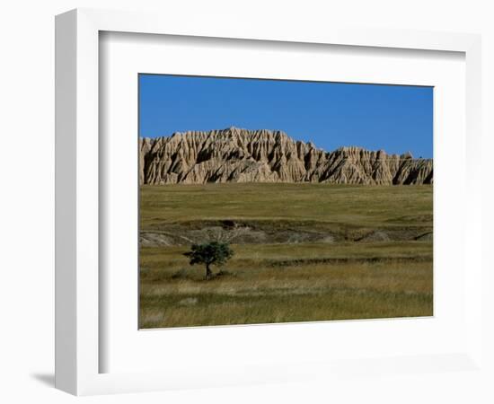 Landscape in Badlands National Park-Layne Kennedy-Framed Photographic Print