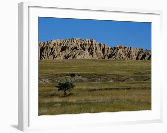 Landscape in Badlands National Park-Layne Kennedy-Framed Photographic Print