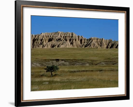 Landscape in Badlands National Park-Layne Kennedy-Framed Photographic Print