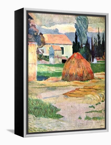 Landscape in Brittany, 1888-Paul Gauguin-Framed Premier Image Canvas