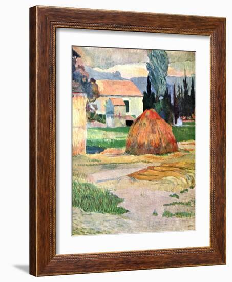 Landscape in Brittany, 1888-Paul Gauguin-Framed Giclee Print