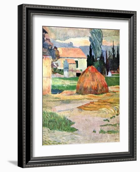 Landscape in Brittany, 1888-Paul Gauguin-Framed Giclee Print