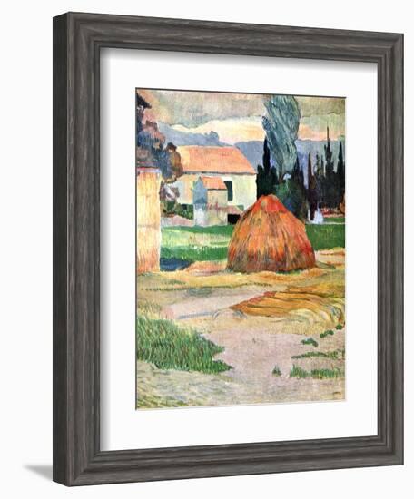 Landscape in Brittany, 1888-Paul Gauguin-Framed Giclee Print