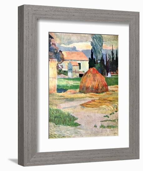 Landscape in Brittany, 1888-Paul Gauguin-Framed Giclee Print