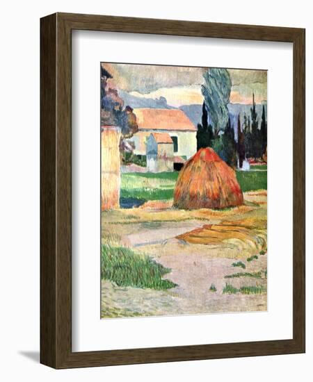 Landscape in Brittany, 1888-Paul Gauguin-Framed Giclee Print