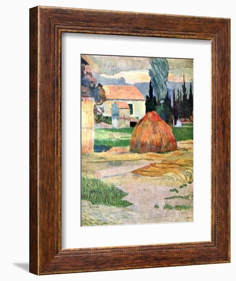 Landscape in Brittany, 1888-Paul Gauguin-Framed Giclee Print