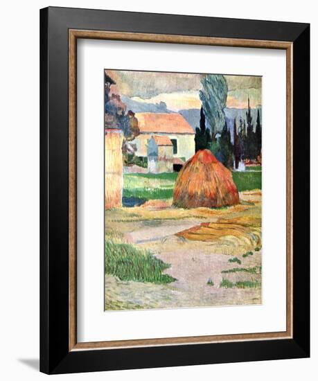 Landscape in Brittany, 1888-Paul Gauguin-Framed Giclee Print