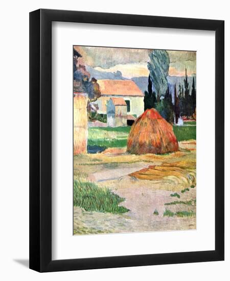 Landscape in Brittany, 1888-Paul Gauguin-Framed Giclee Print