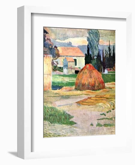 Landscape in Brittany, 1888-Paul Gauguin-Framed Giclee Print