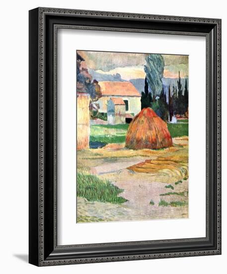 Landscape in Brittany, 1888-Paul Gauguin-Framed Giclee Print