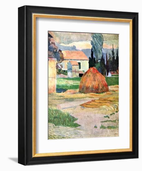 Landscape in Brittany, 1888-Paul Gauguin-Framed Giclee Print