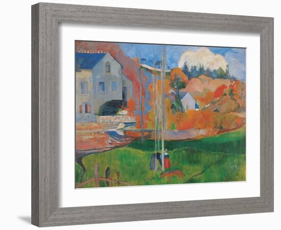 Landscape in Brittany - the David Mill-Michelangelo Buonarroti-Framed Giclee Print