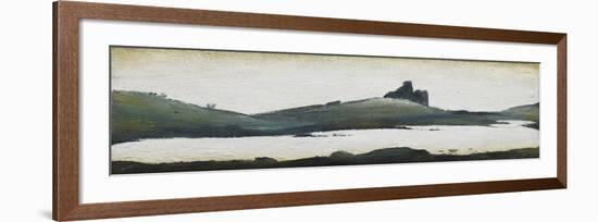 Landscape in Cumberland, 1951-Laurence Stephen Lowry-Framed Premium Giclee Print