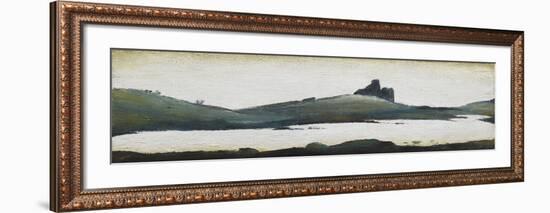 Landscape in Cumberland, 1951-Laurence Stephen Lowry-Framed Premium Giclee Print