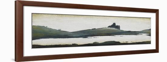 Landscape in Cumberland, 1951-Laurence Stephen Lowry-Framed Premium Giclee Print