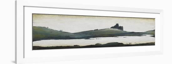 Landscape in Cumberland, 1951-Laurence Stephen Lowry-Framed Premium Giclee Print