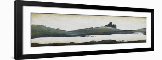 Landscape in Cumberland, 1951-Laurence Stephen Lowry-Framed Premium Giclee Print