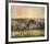 Landscape in Eragny-Camille Pissarro-Framed Premium Giclee Print