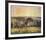 Landscape in Eragny-Camille Pissarro-Framed Premium Giclee Print