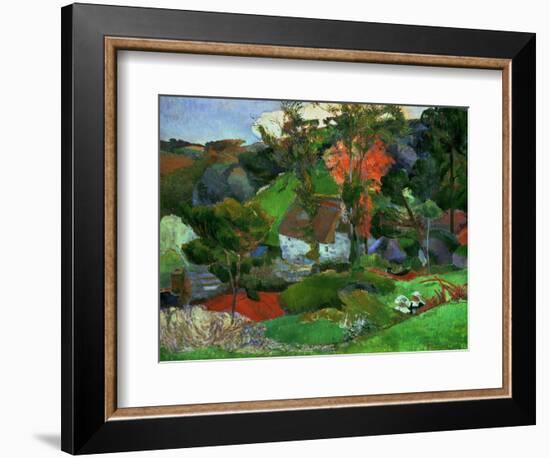 Landscape in Pont-Aven, France-Paul Gauguin-Framed Giclee Print