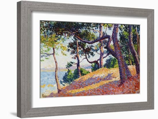 Landscape in Saint-Tropez, 1892-Maximilien Luce-Framed Giclee Print