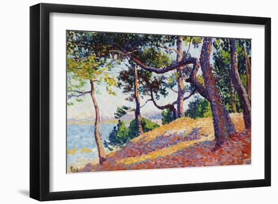 Landscape in Saint-Tropez, 1892-Maximilien Luce-Framed Giclee Print