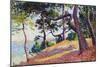 Landscape in Saint-Tropez, 1892-Maximilien Luce-Mounted Giclee Print