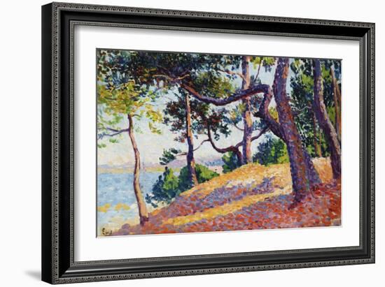 Landscape in Saint-Tropez, 1892-Maximilien Luce-Framed Giclee Print