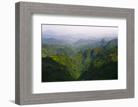 Landscape in Simien Mountain, Ethiopia-Keren Su-Framed Photographic Print