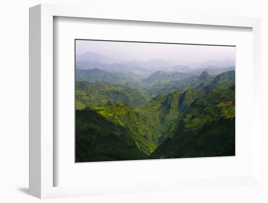 Landscape in Simien Mountain, Ethiopia-Keren Su-Framed Photographic Print