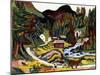 Landscape in Spring, Sertig, 1924-25-Ernst Ludwig Kirchner-Mounted Giclee Print