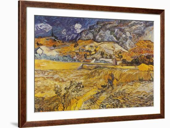 Landscape in St. Remy, c.1898-Vincent van Gogh-Framed Art Print