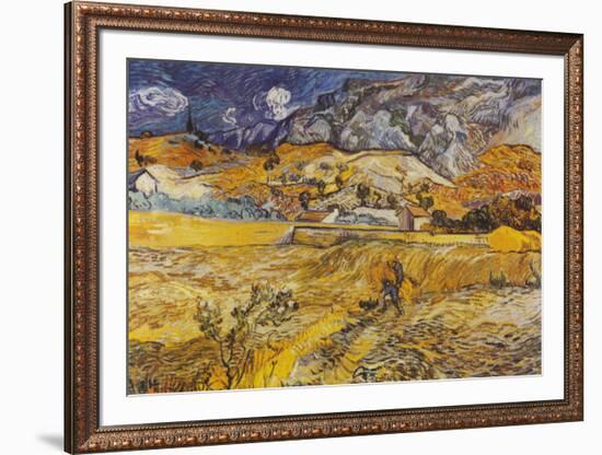 Landscape in St. Remy, c.1898-Vincent van Gogh-Framed Art Print