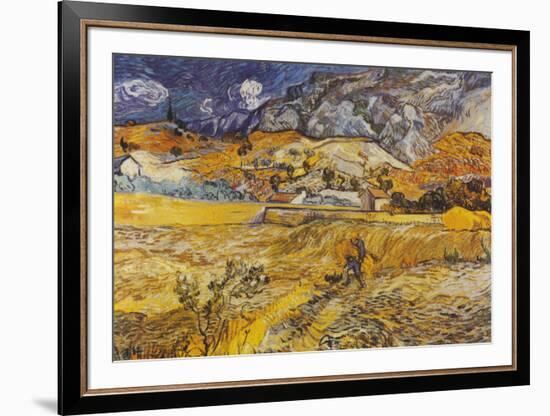 Landscape in St. Remy, c.1898-Vincent van Gogh-Framed Art Print