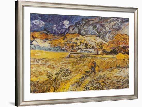 Landscape in St. Remy, c.1898-Vincent van Gogh-Framed Art Print