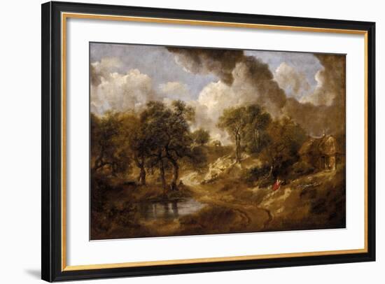 Landscape in Suffolk, Ca 1748-Thomas Gainsborough-Framed Giclee Print