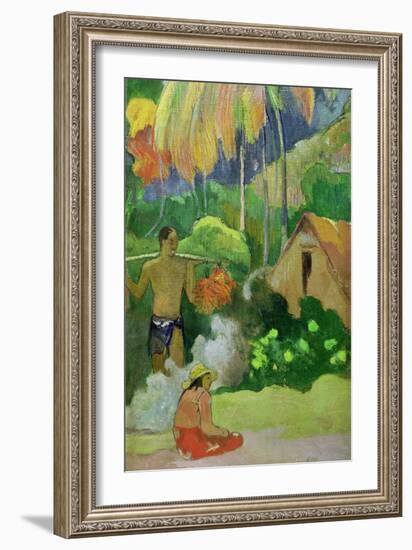 Landscape in Tahiti 1892-Paul Gauguin-Framed Giclee Print