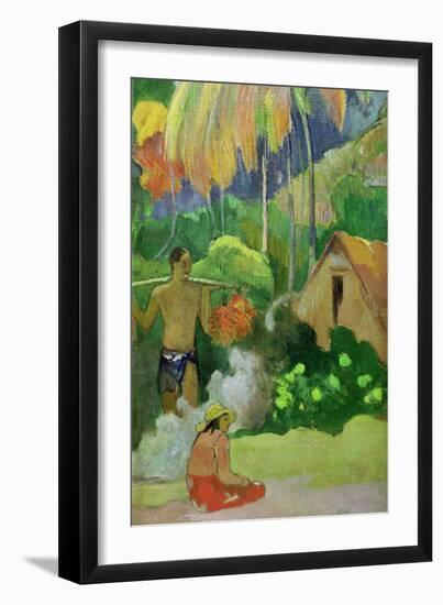 Landscape in Tahiti 1892-Paul Gauguin-Framed Giclee Print