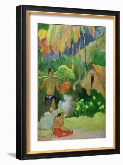 Landscape in Tahiti 1892-Paul Gauguin-Framed Giclee Print